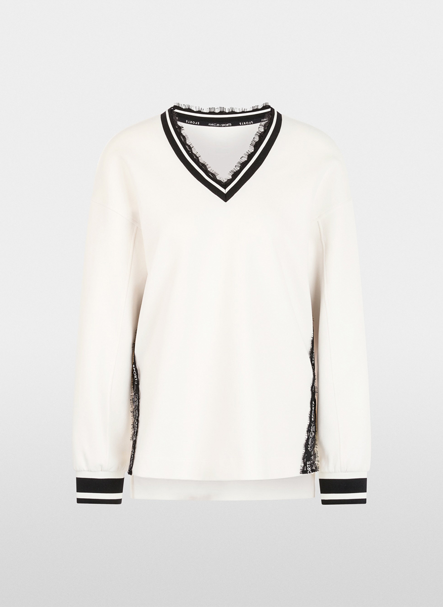 Marc Cain Sports sweatshirt with lace details