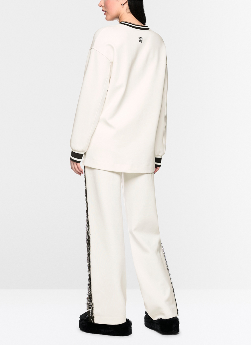 Marc Cain Sports sweatshirt with lace details