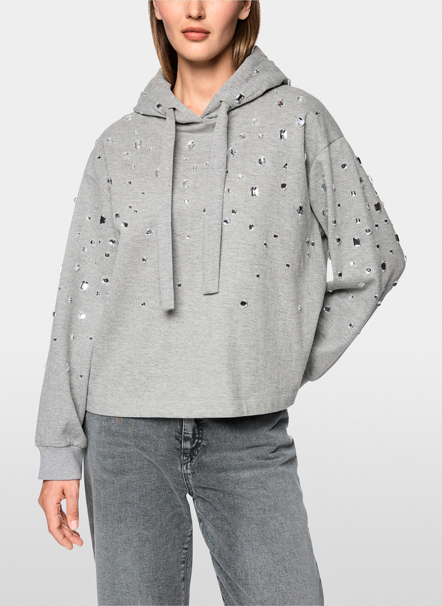 Marc Cain Sports sweatshirt with rhinestone