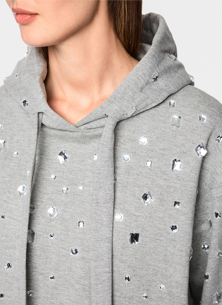 Marc Cain Sports sweatshirt with rhinestone