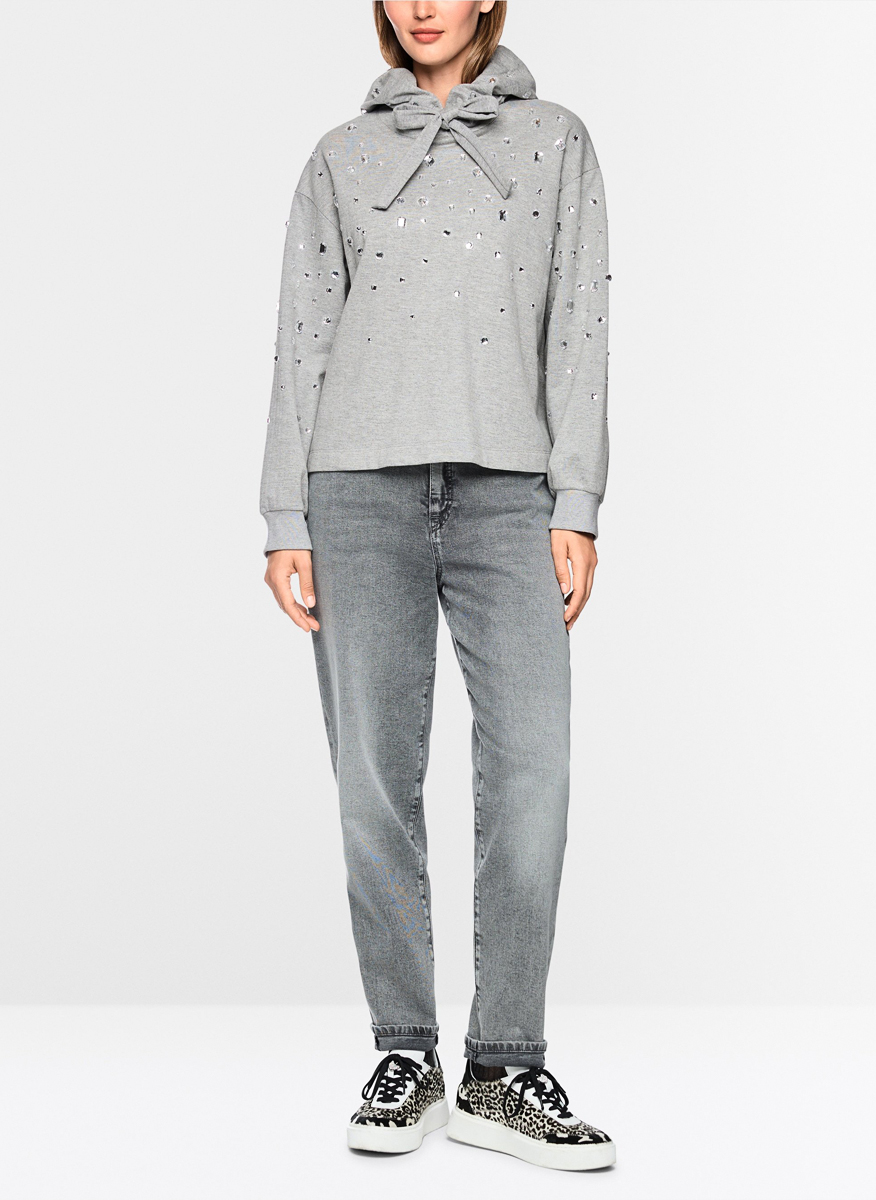 Marc Cain Sports sweatshirt with rhinestone