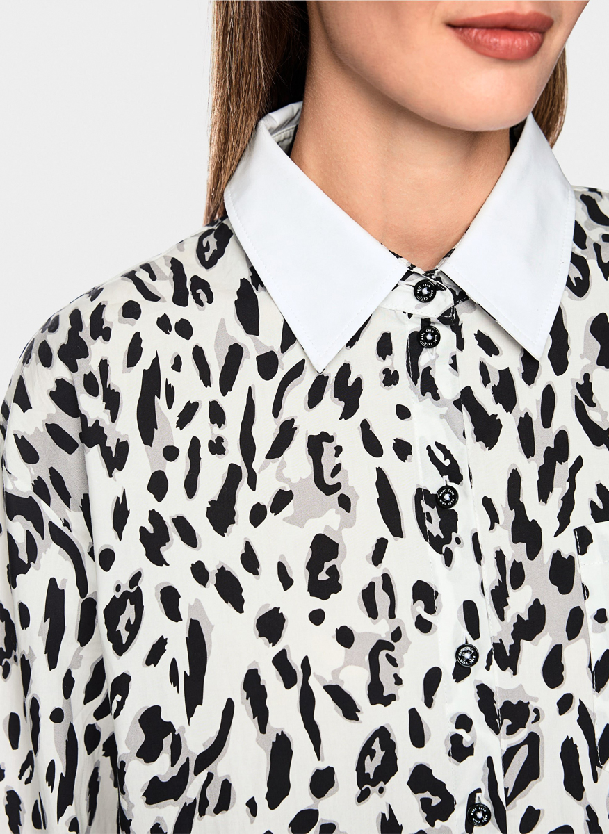 Риза със скъсена дължина 'Leopard' Marc Cain Sports