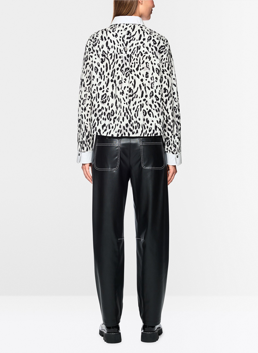 Риза със скъсена дължина 'Leopard' Marc Cain Sports