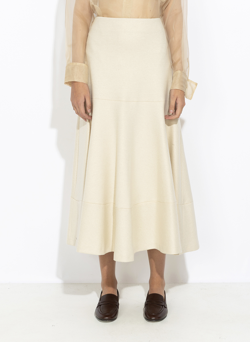Liviana Conti long skirt in cashmere blend