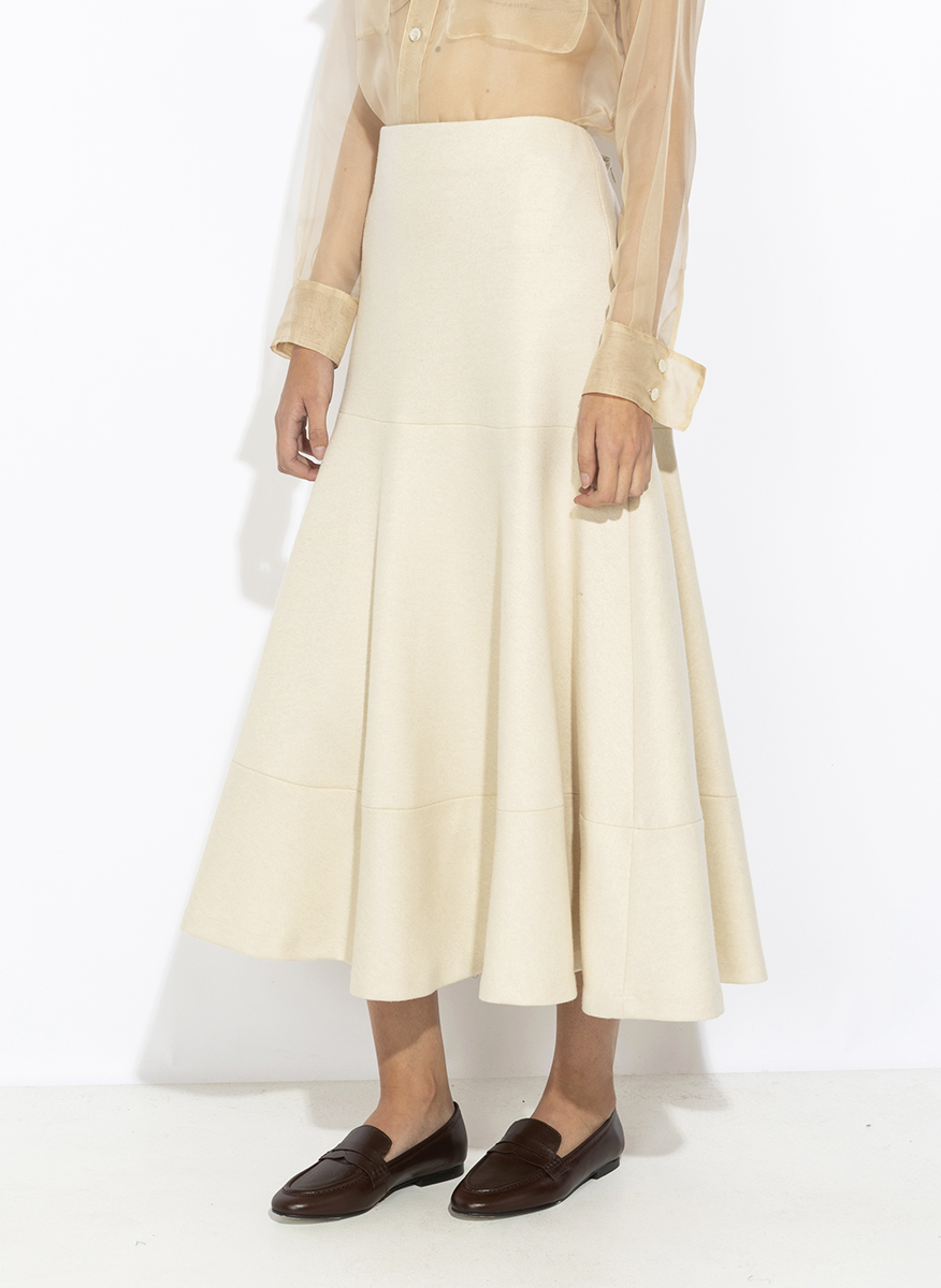 Liviana Conti long skirt in cashmere blend