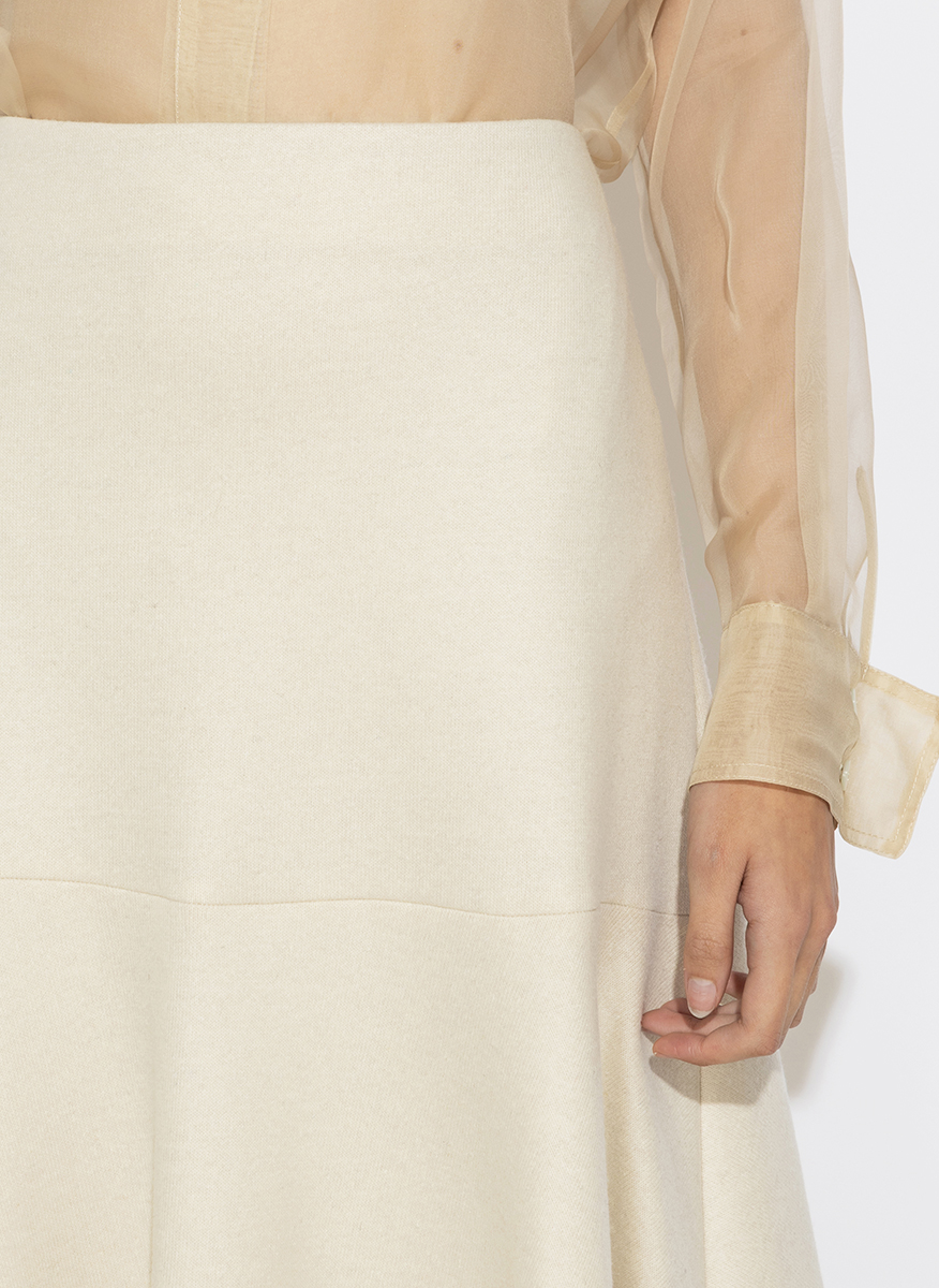 Liviana Conti long skirt in cashmere blend