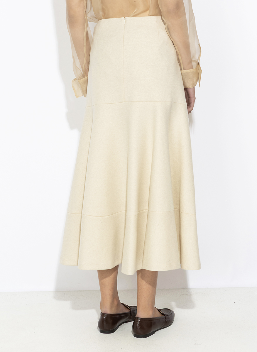 Liviana Conti long skirt in cashmere blend
