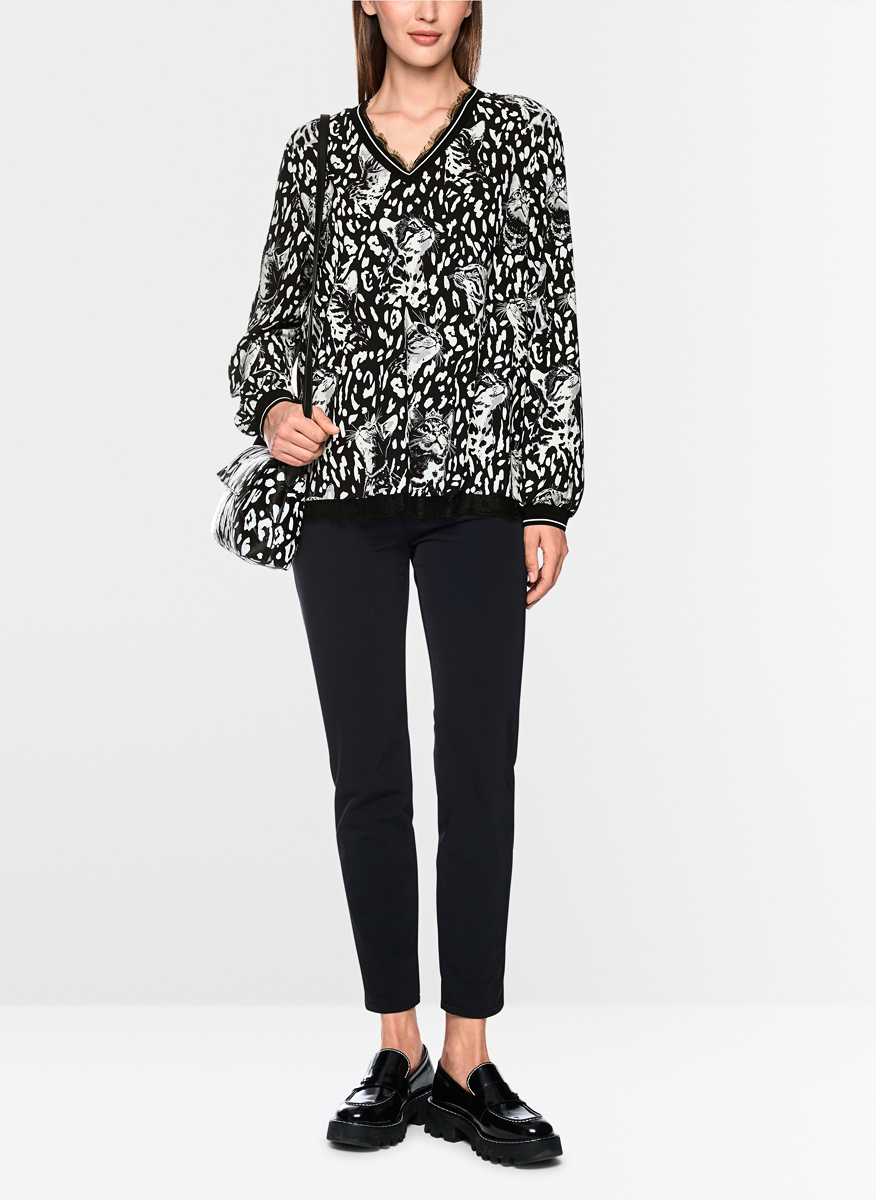 Блуза с дантела Marc Cain Sports