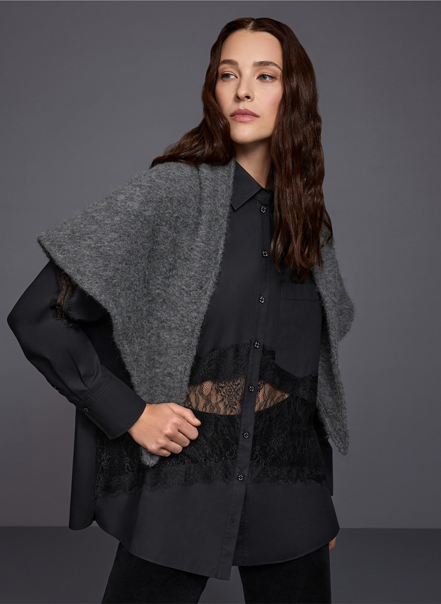 Риза с дантела Marc Cain Sports