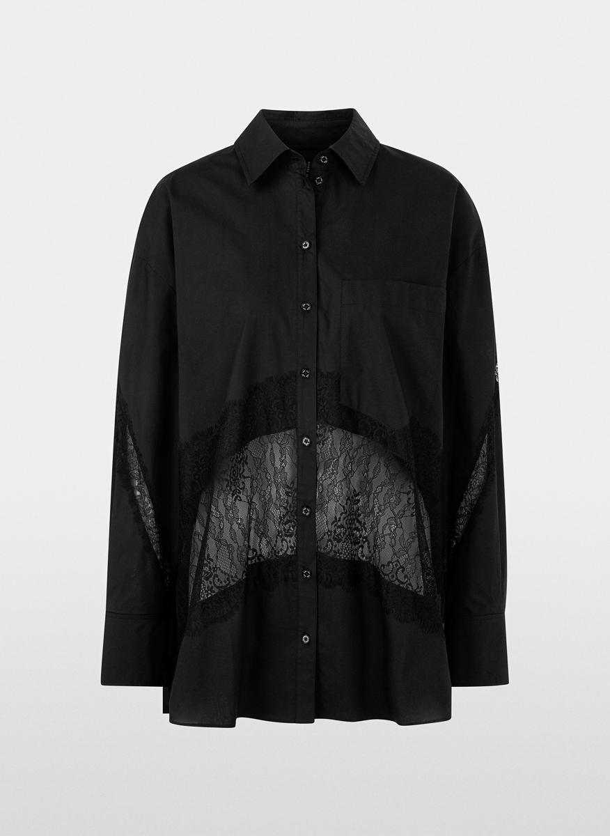 Риза с дантела Marc Cain Sports