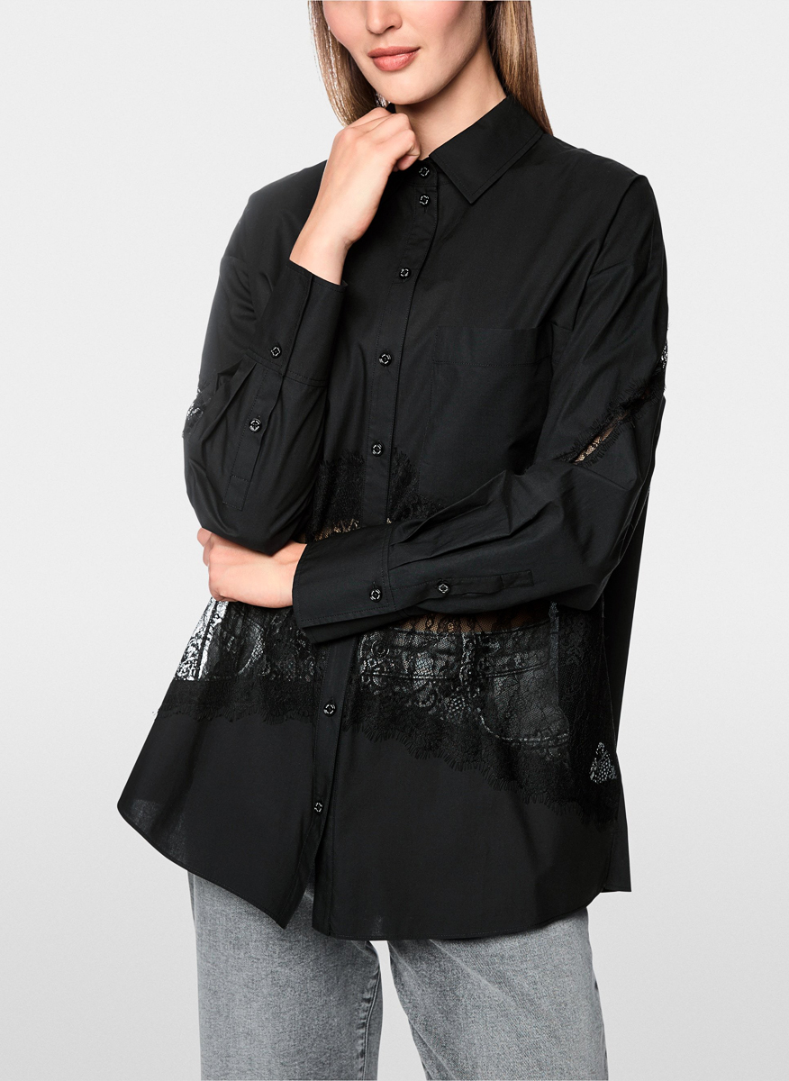 Риза с дантела Marc Cain Sports