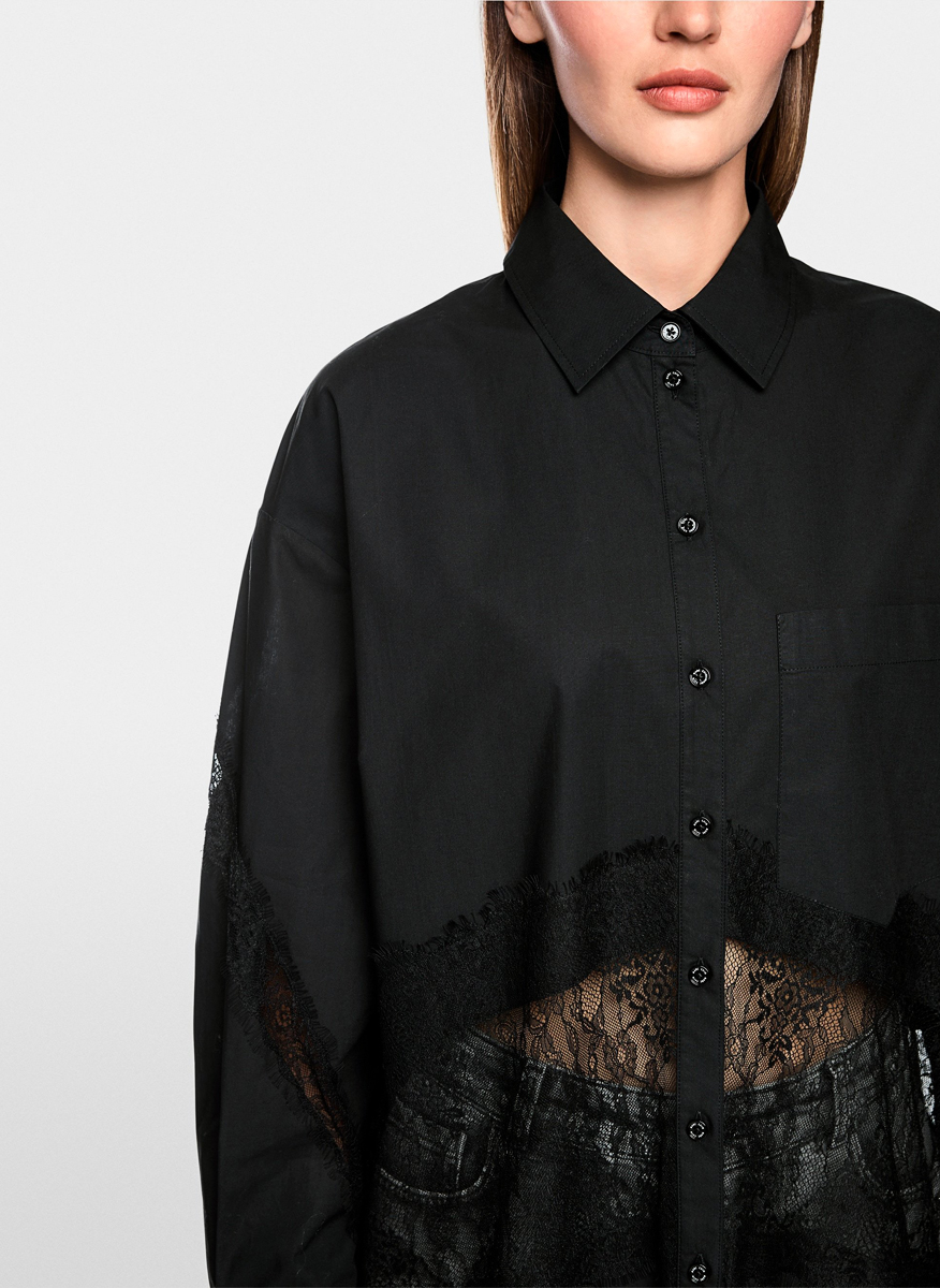 Риза с дантела Marc Cain Sports