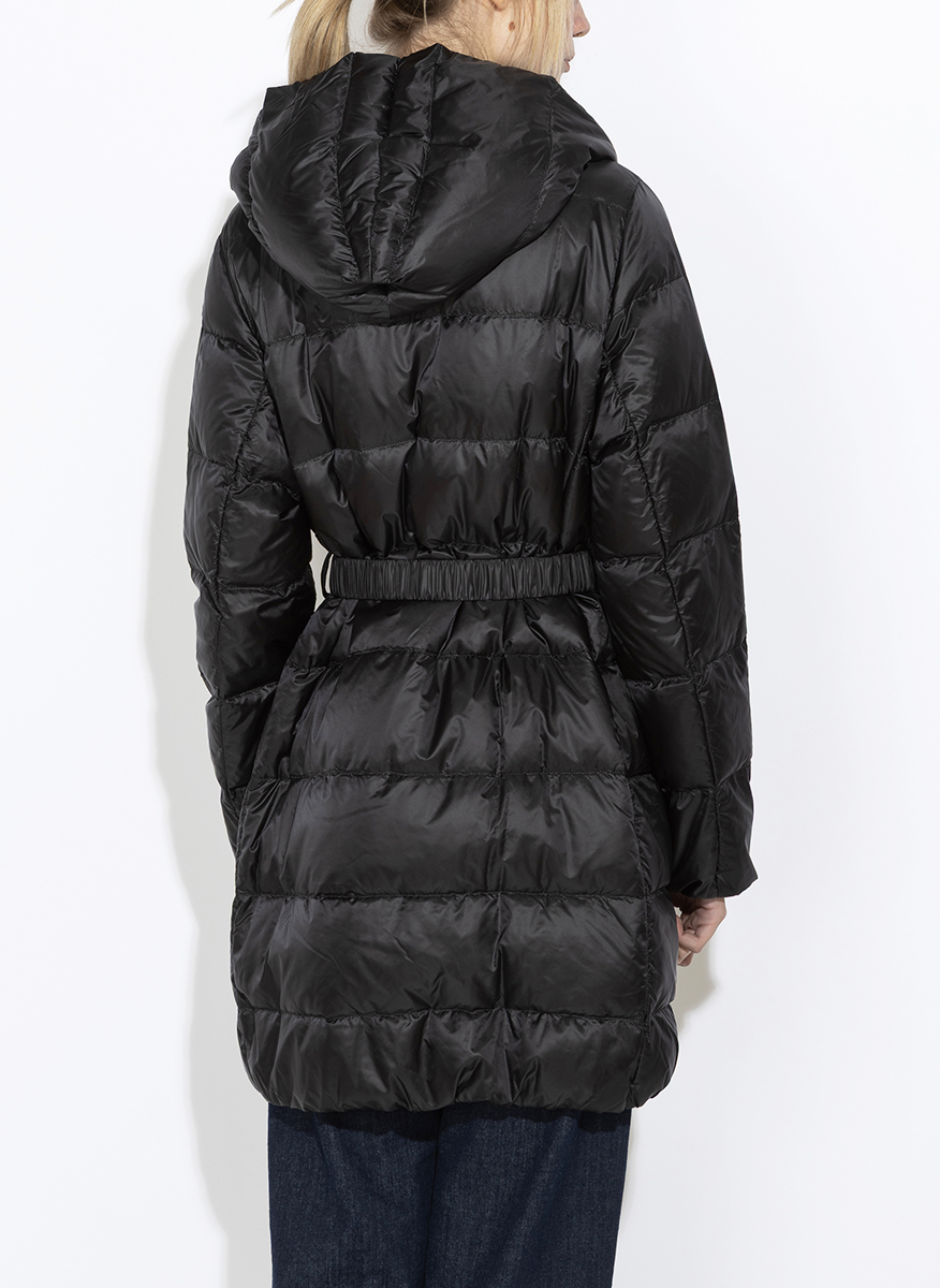 Liviana Conti quilted jacket with a belt