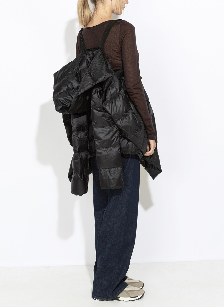 Liviana Conti quilted jacket with a belt