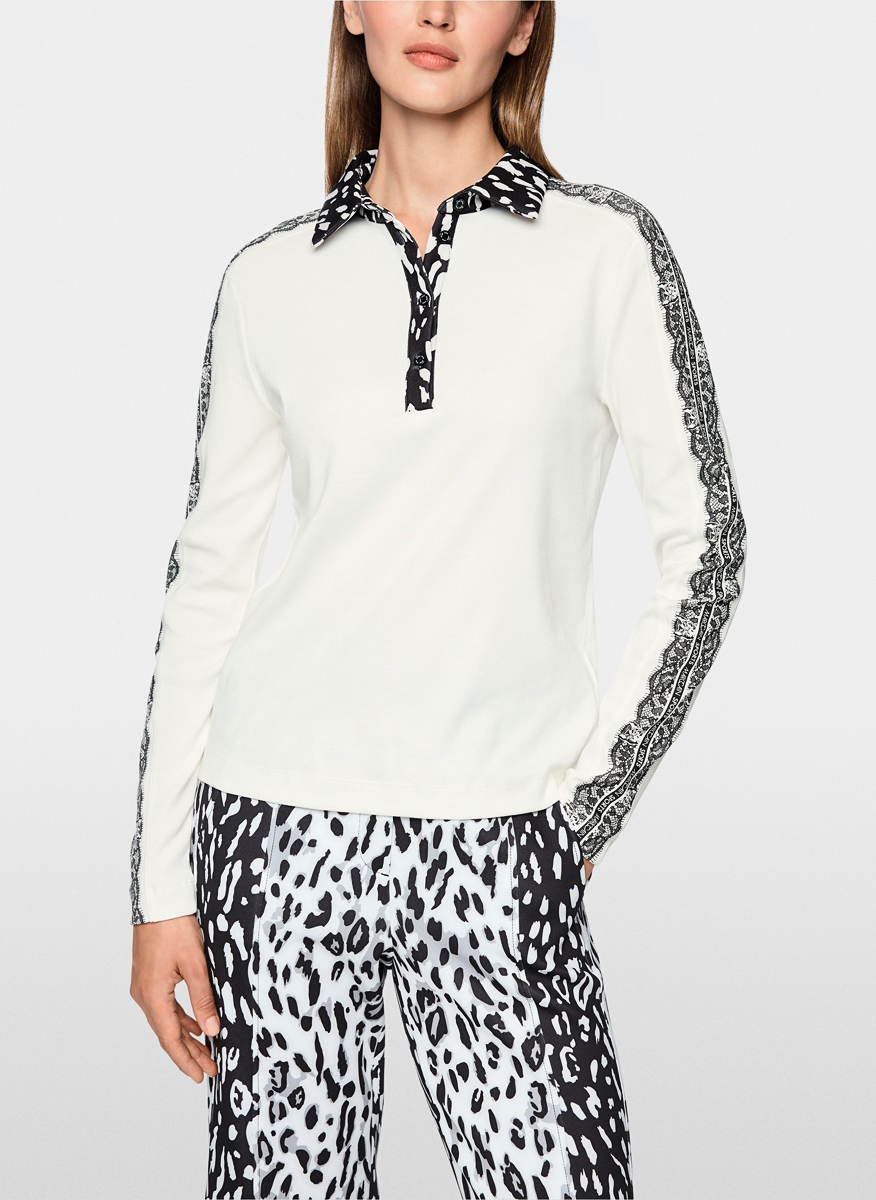 Marc Cain Sports ribbed polo shirt