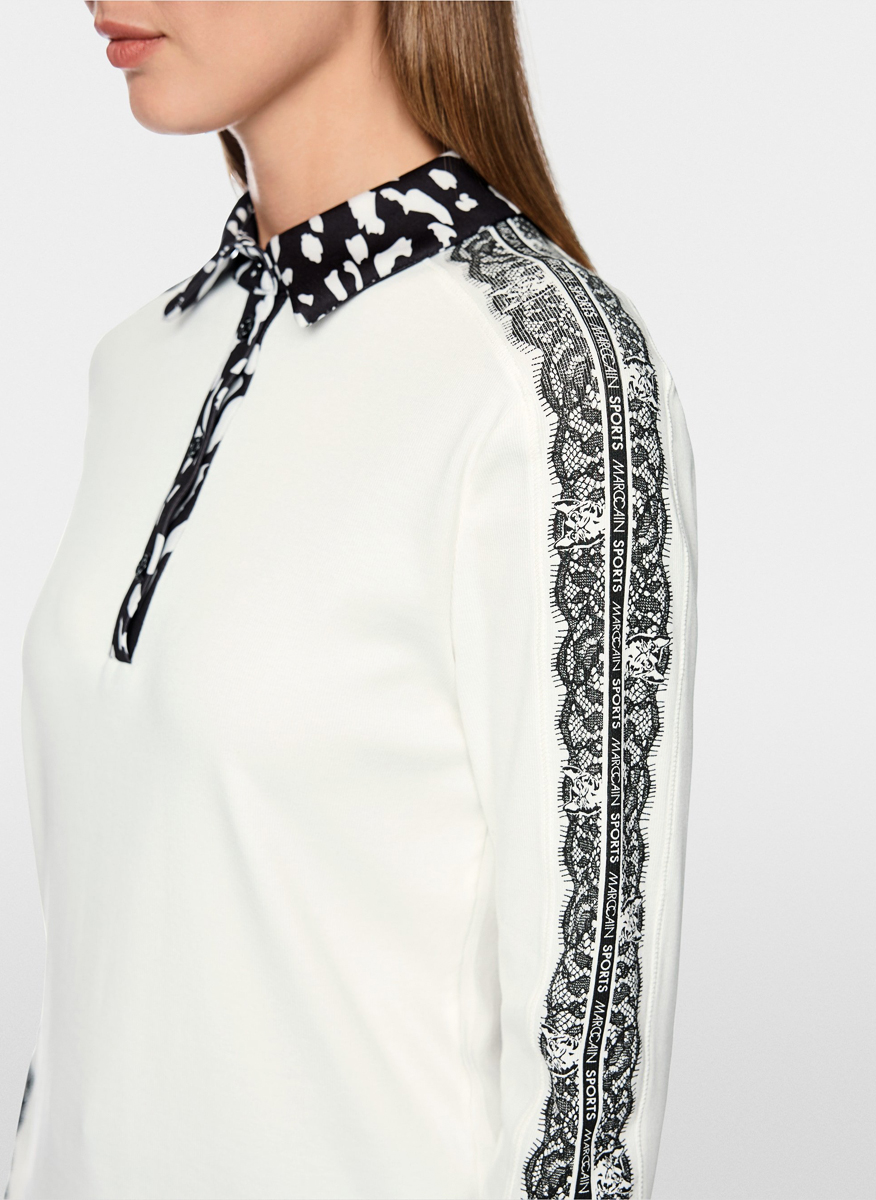 Marc Cain Sports ribbed polo shirt