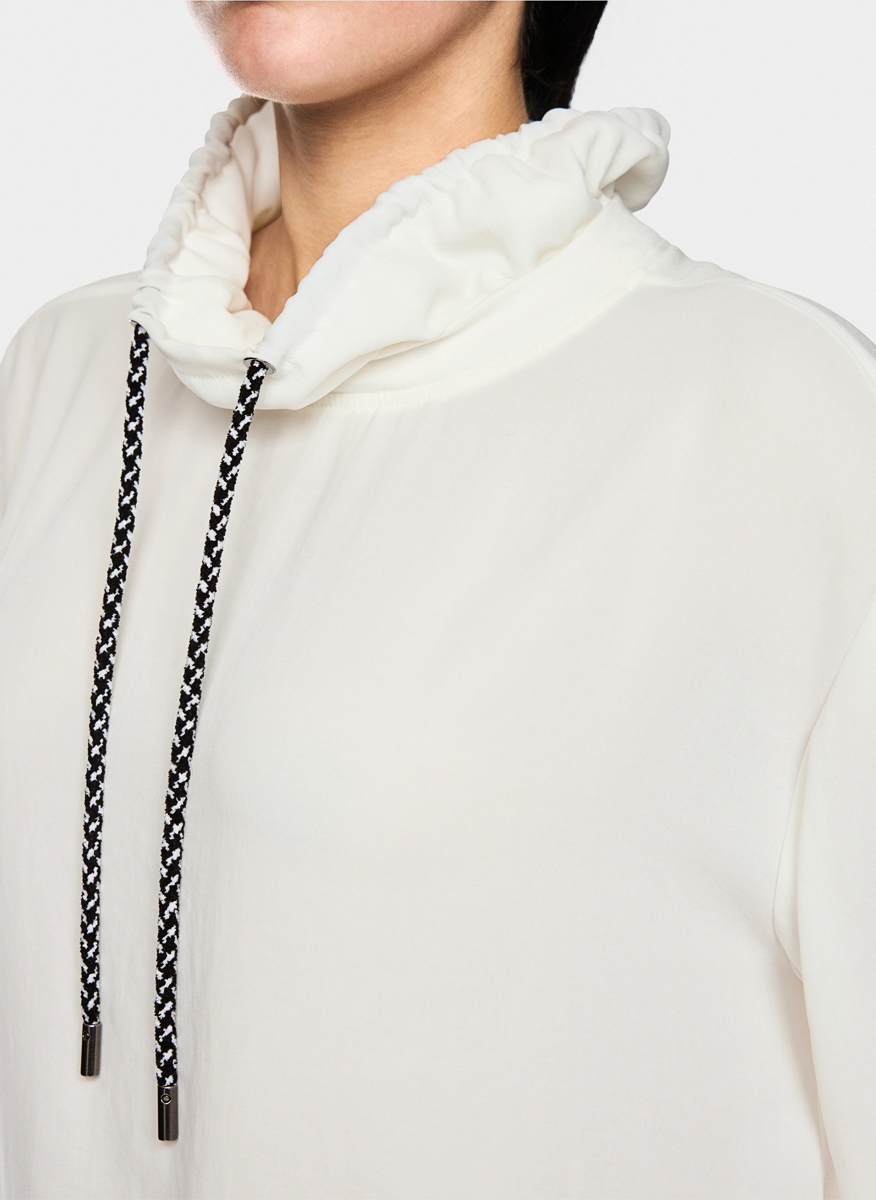 Суитшърт 'Waterfall-style collar' Marc Cain Sports