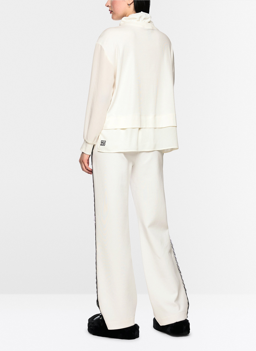 Суитшърт 'Waterfall-style collar' Marc Cain Sports