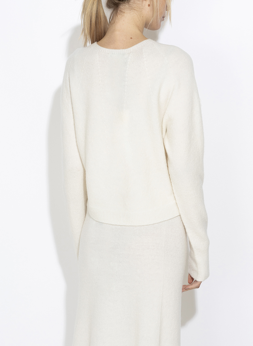 Liviana Conti 'Alina' sweater with 3D floral decoration