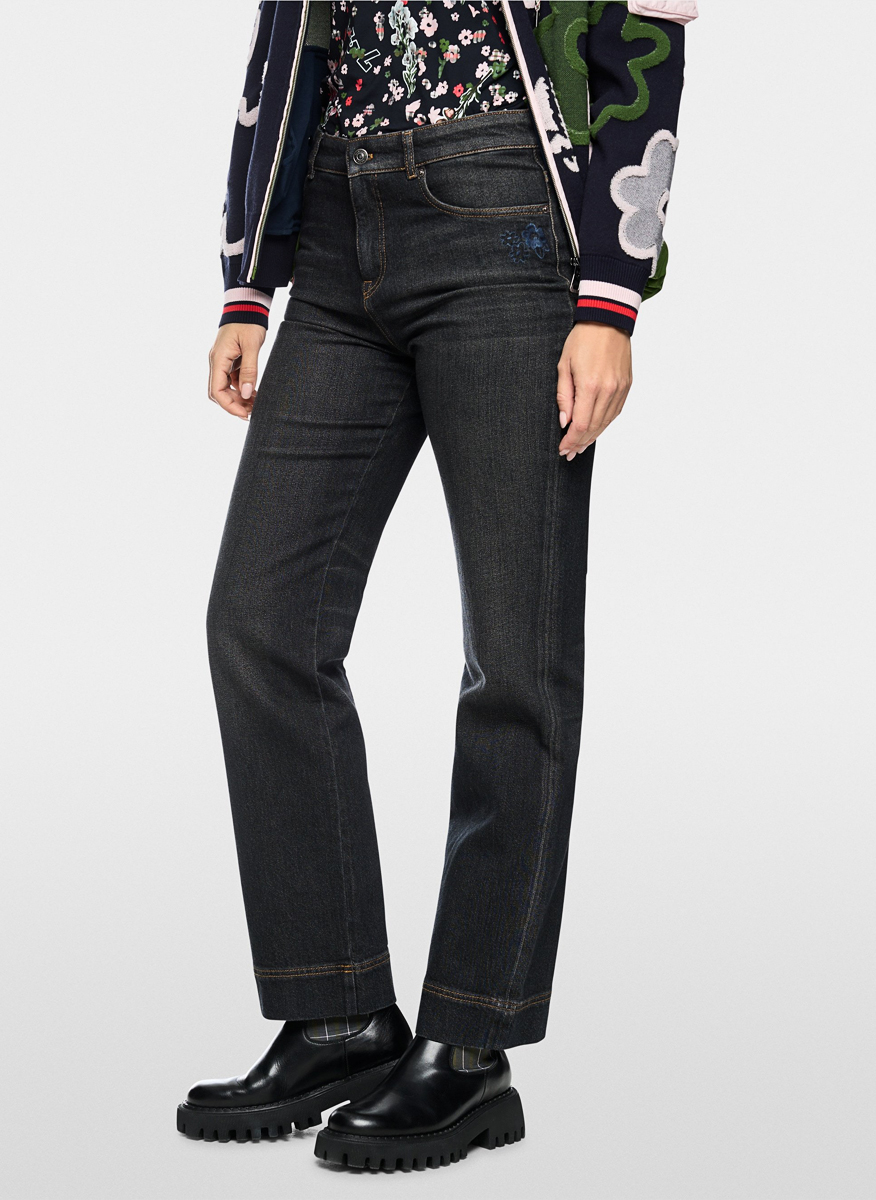 Marc Cain Sports 'Fendou' jeans with embroidery