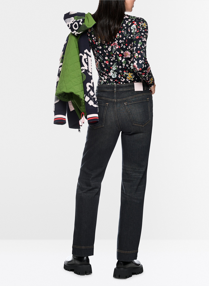 Marc Cain Sports 'Fendou' jeans with embroidery