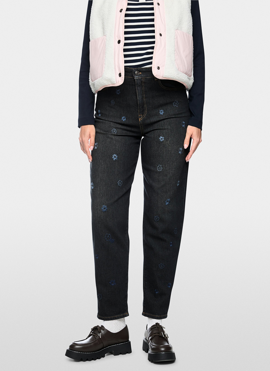 Marc Cain Sports 'Feura' jeans with embroidery