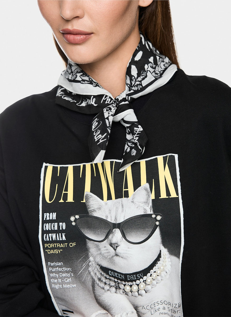 Marc Cain Sports scarf with print