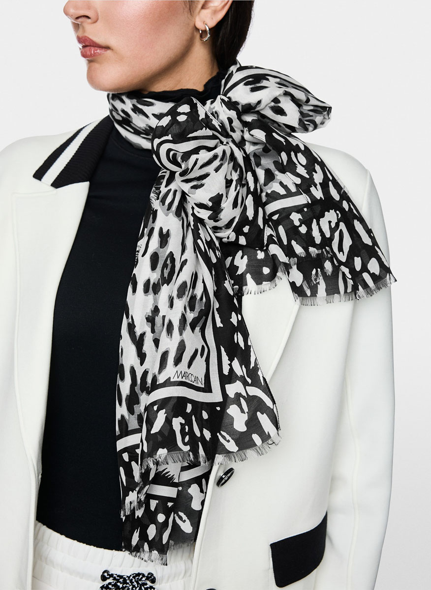 Marc Cain Sports silk blend scarf
