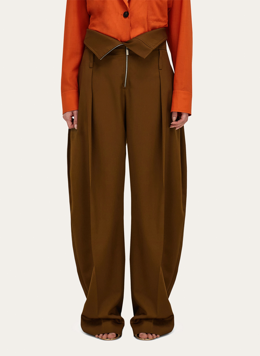 Ferragamo 'Barrel-Leg' Trousers