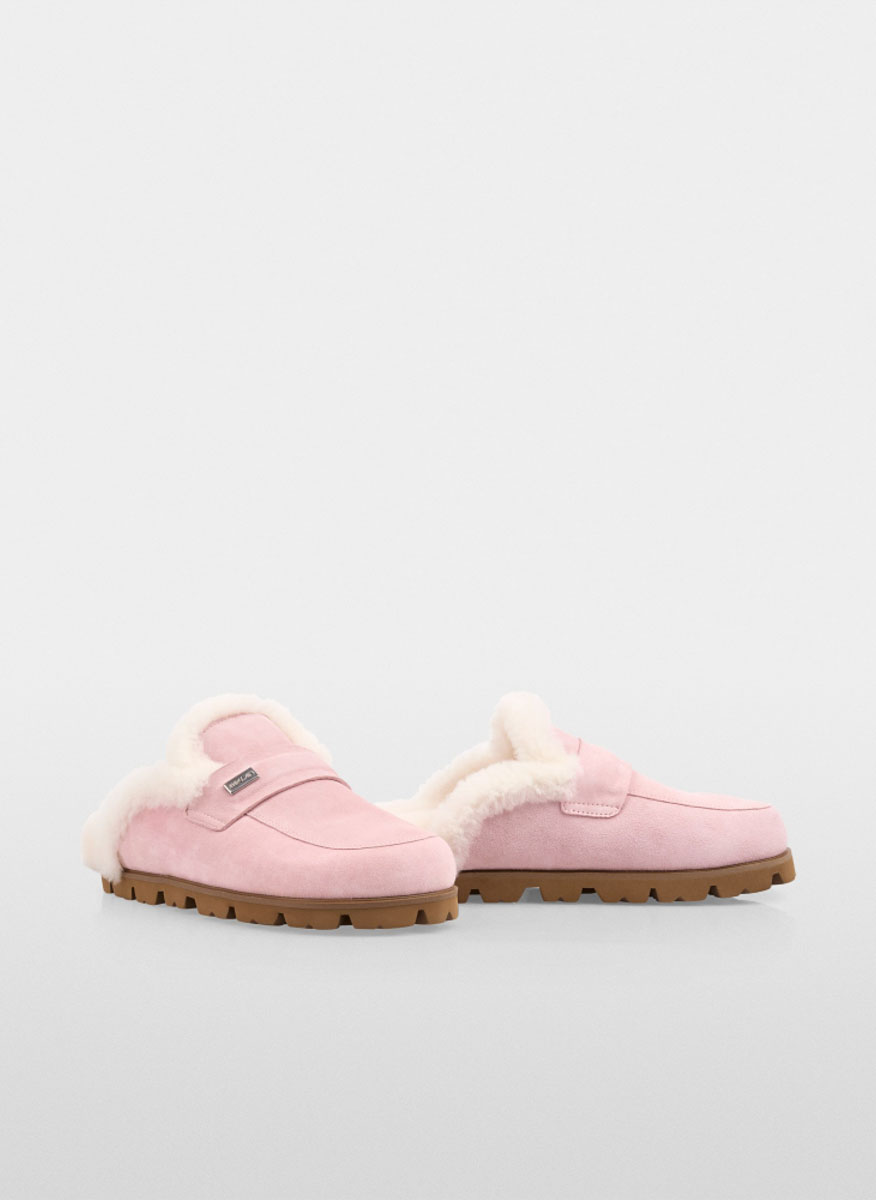 Велурени чехли с 'fluffy' детайли Marc Cain Sports