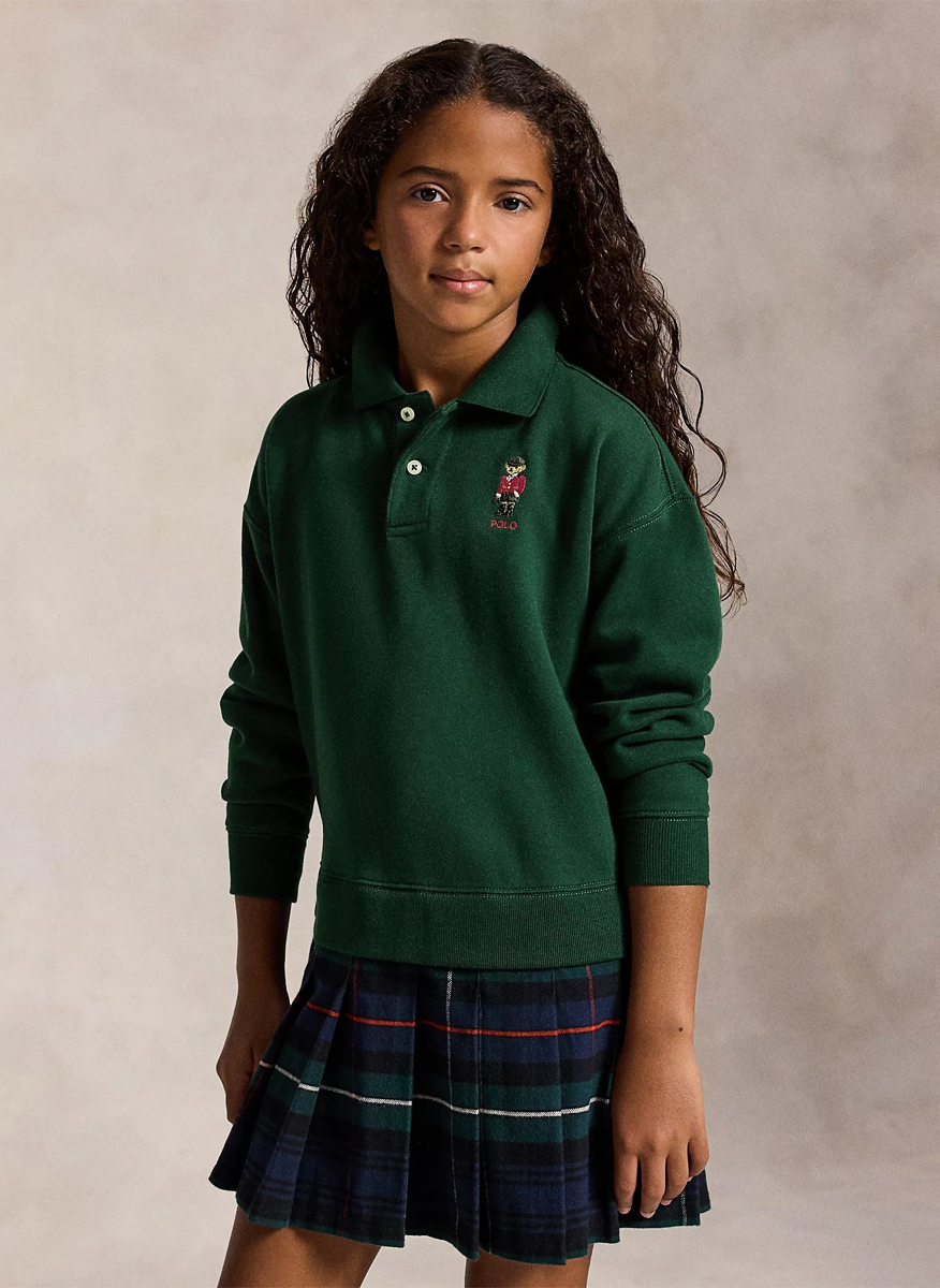 Ralph Lauren Kids 7-14 '2 in 1' dress