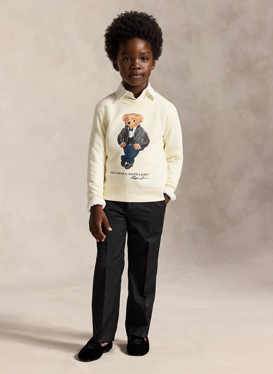 Суитшърт с принт 'Polo Bear' Ralph Lauren Kids 2-7