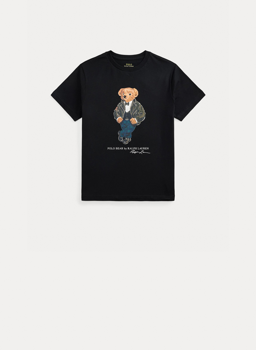Тишърт с принт 'Polo Bear' Ralph Lauren Kids 7-14