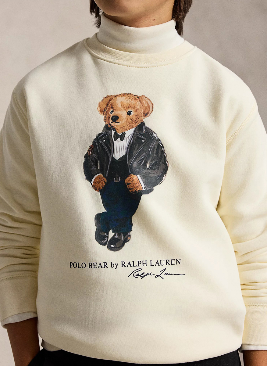 Суитшърт с принт 'Polo Bear' Ralph Lauren Kids 7-14