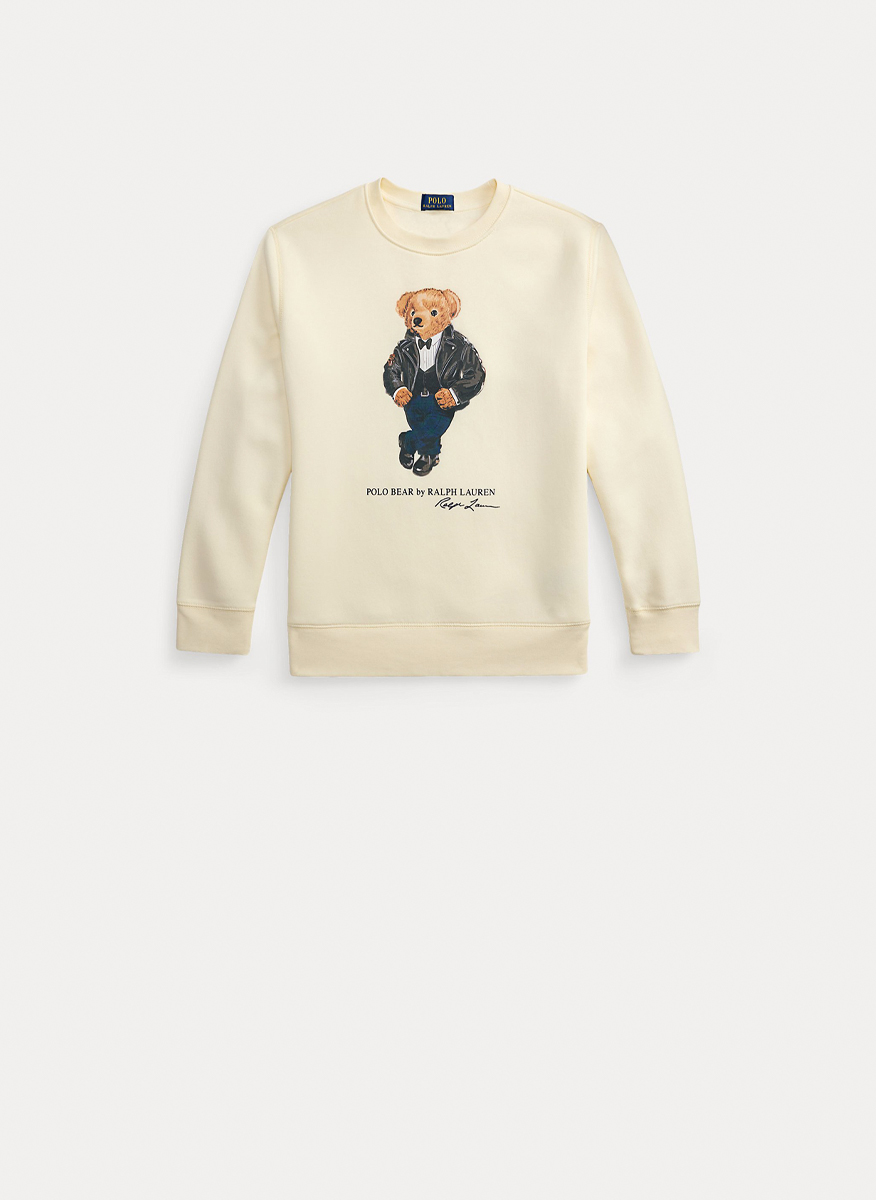 Суитшърт с принт 'Polo Bear' Ralph Lauren Kids 7-14