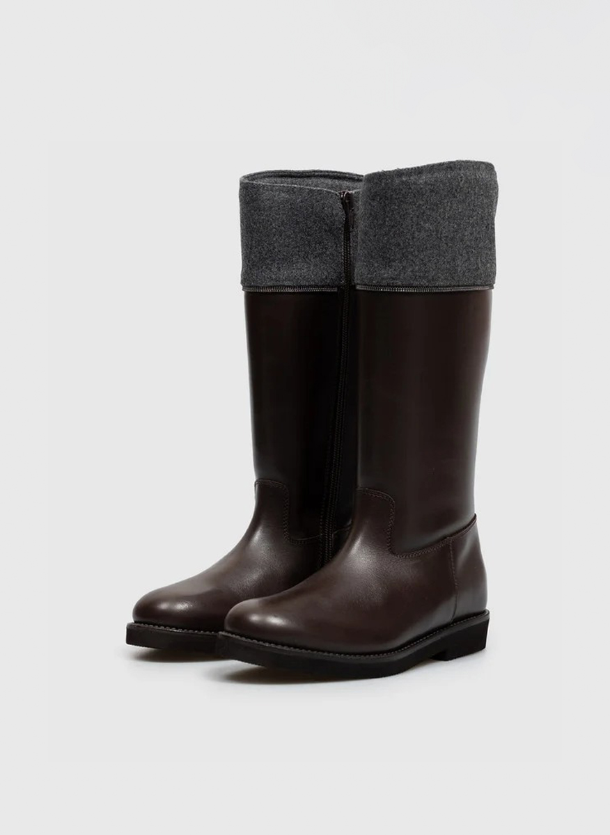 Ботуши с монили Brunello Cucinelli Kids