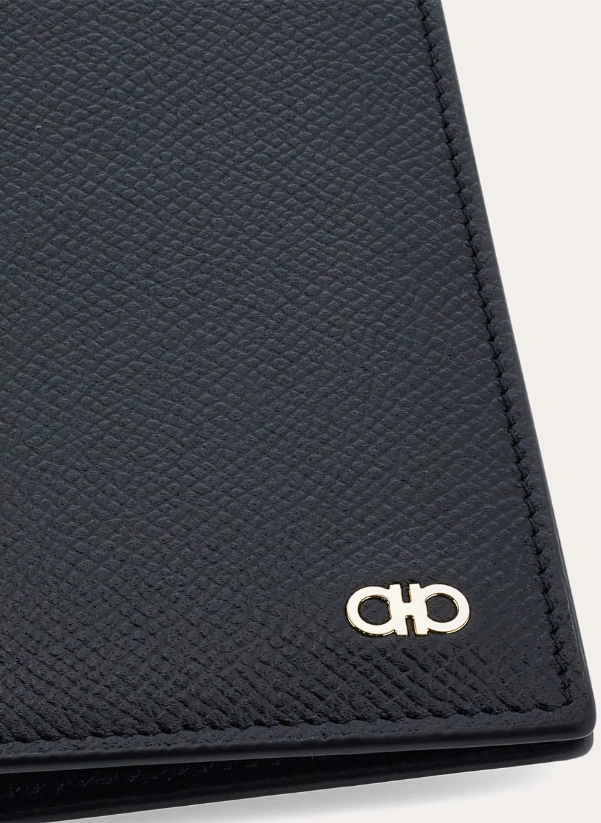 Ferragamo 'Gancini' wallet in genuine leather