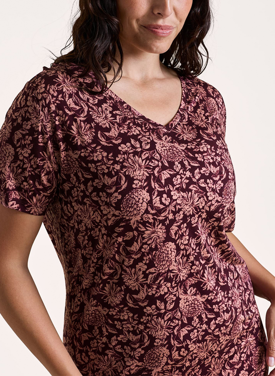 Change 'Lily' short sleeve nightgown 