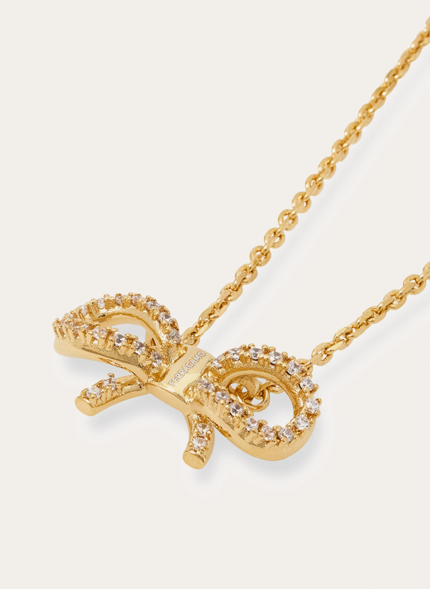 Колие с висулка 'bow' Ferragamo