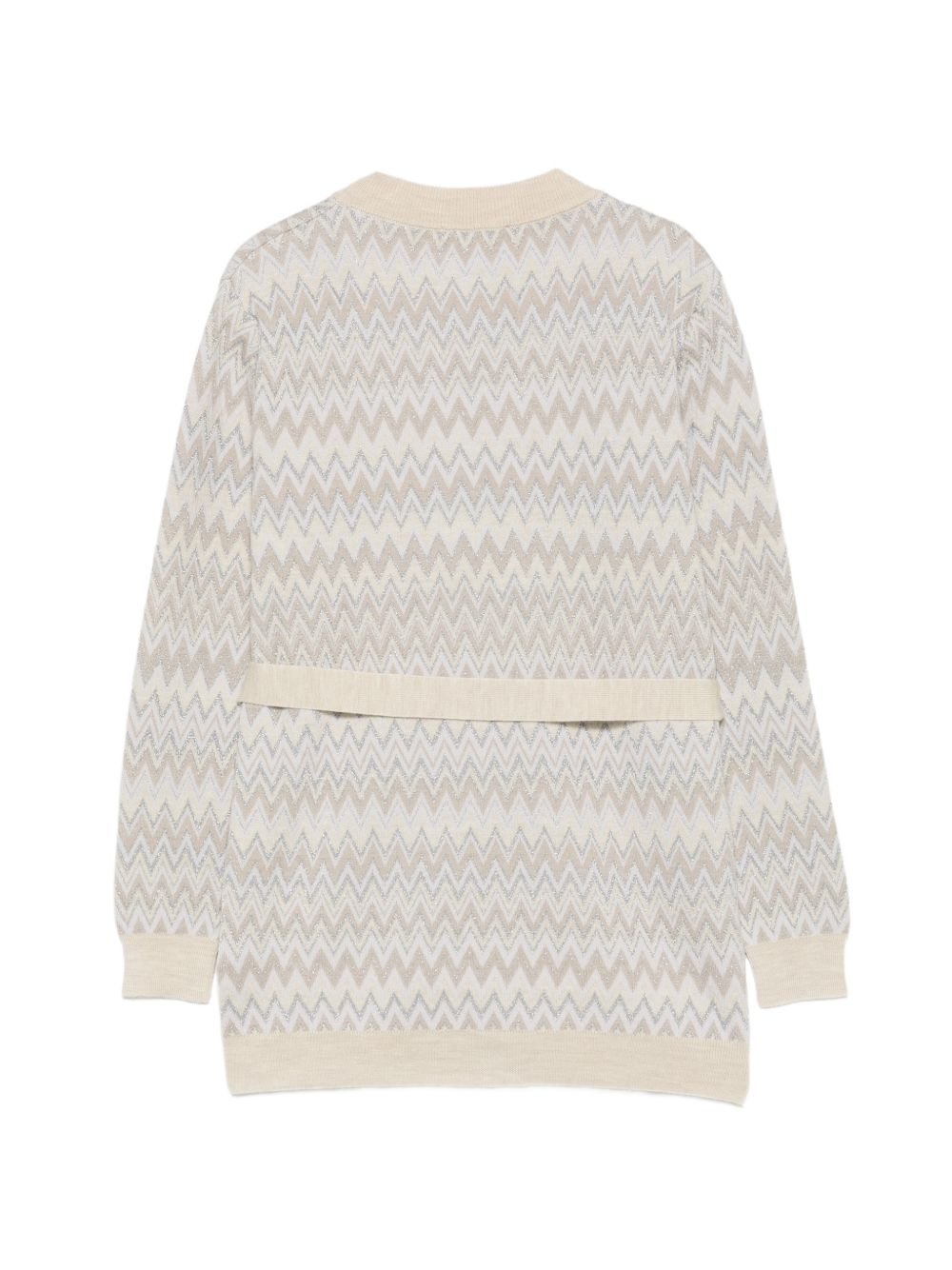 Жилетка от вълна с колан Missoni Kids