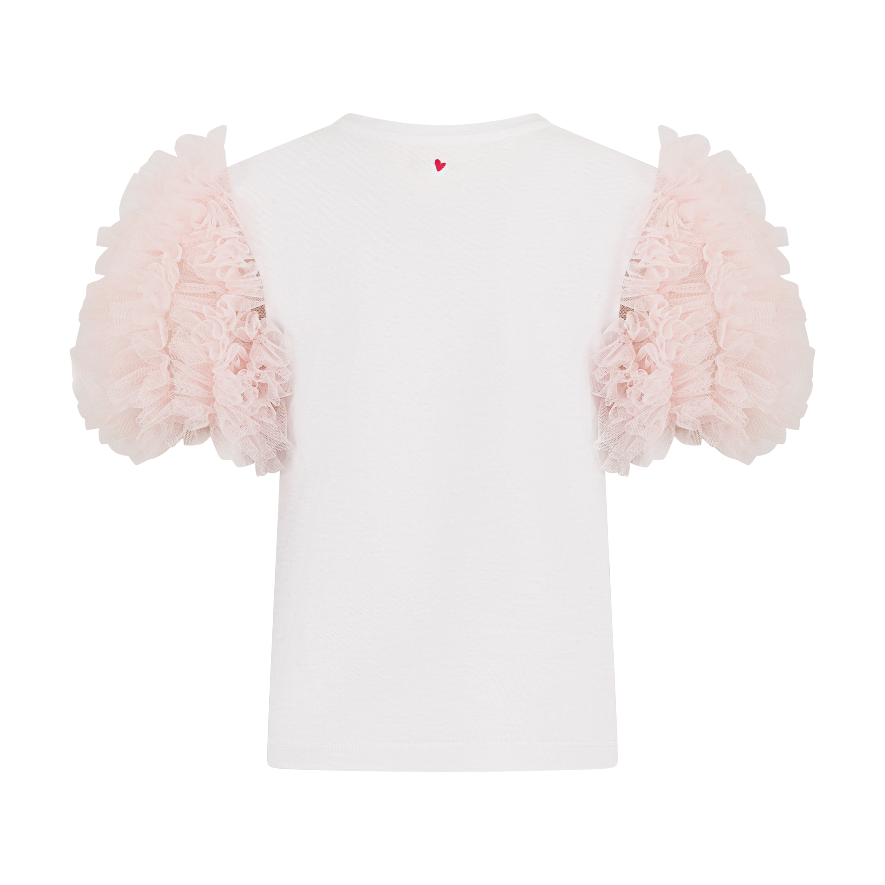 Simonetta T-shirt with ruffled detail
