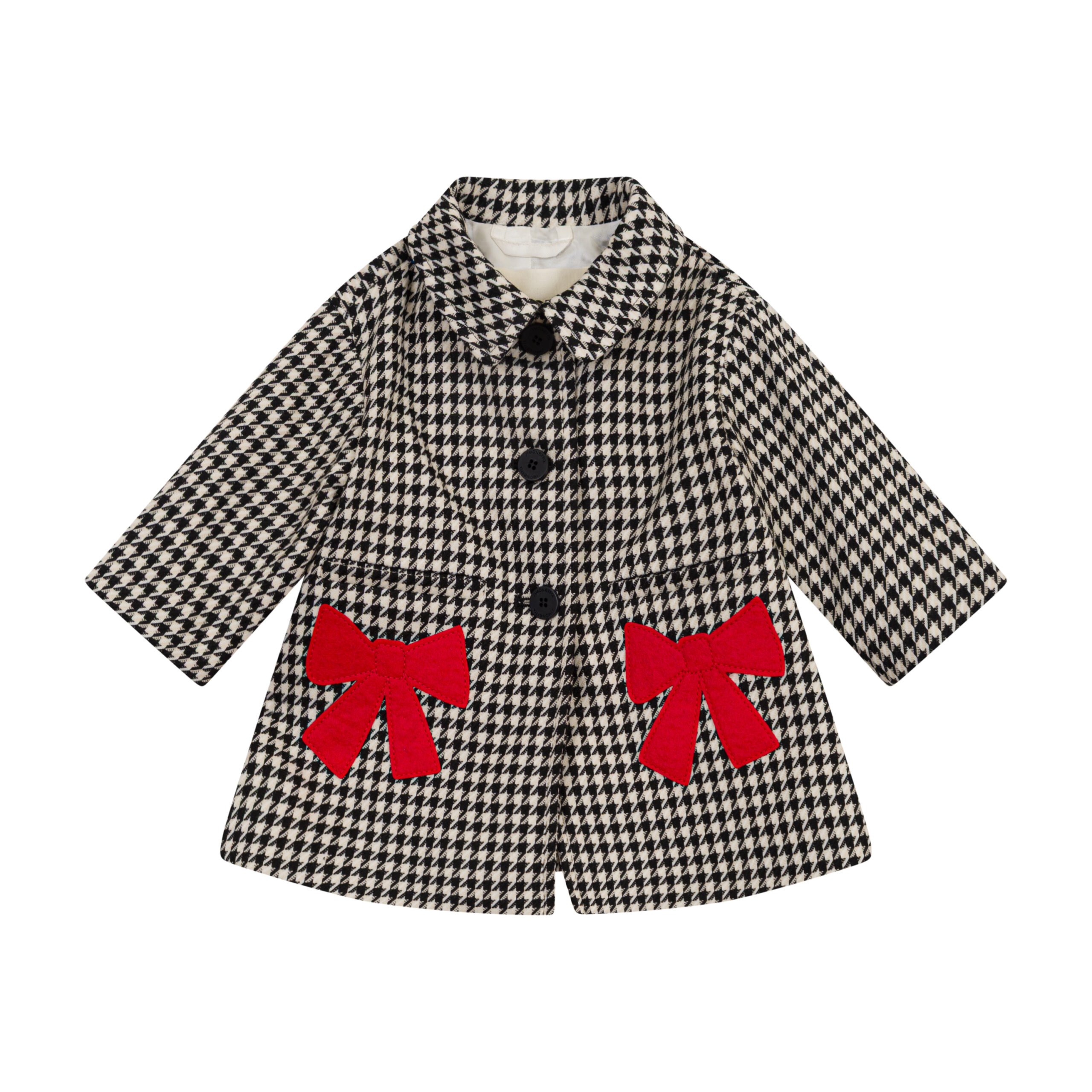 Simonetta coat with bow detail
