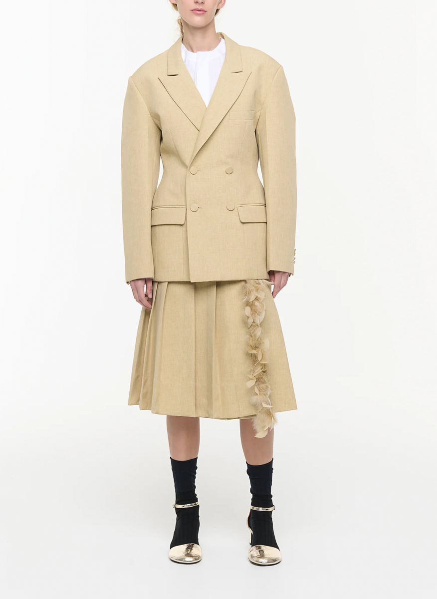 Plan C double-breasted jacket
