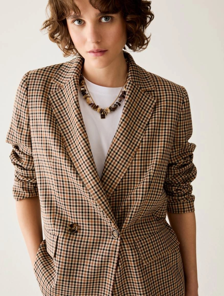 Двуредно сако 'Gingham' Pennyblack Pbbtilde