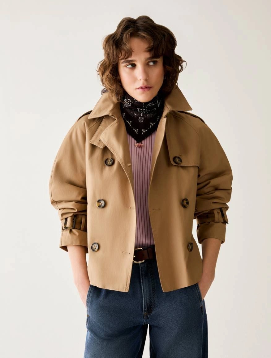 Pennyblack Pbbquiete short trench coat
