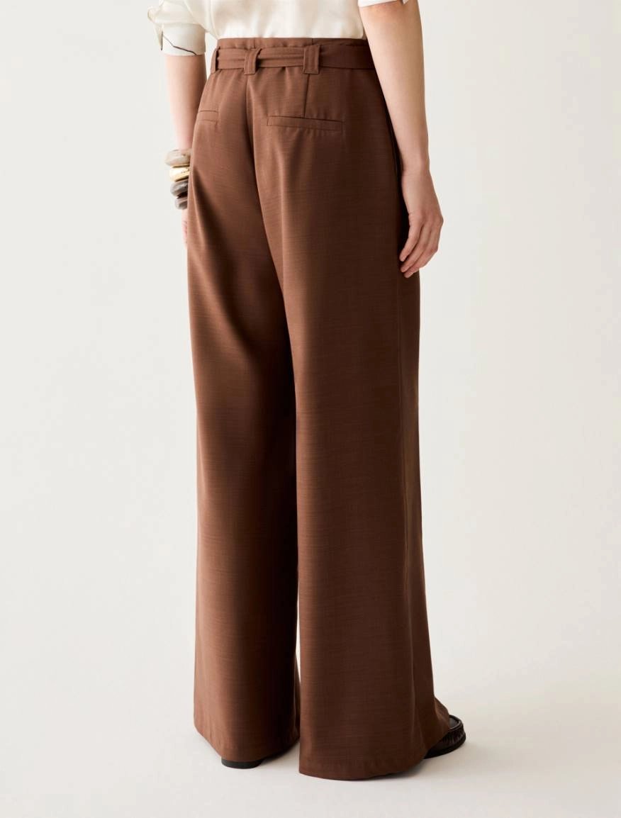 Pennyblack Pbpnovella belted trousers with pleats