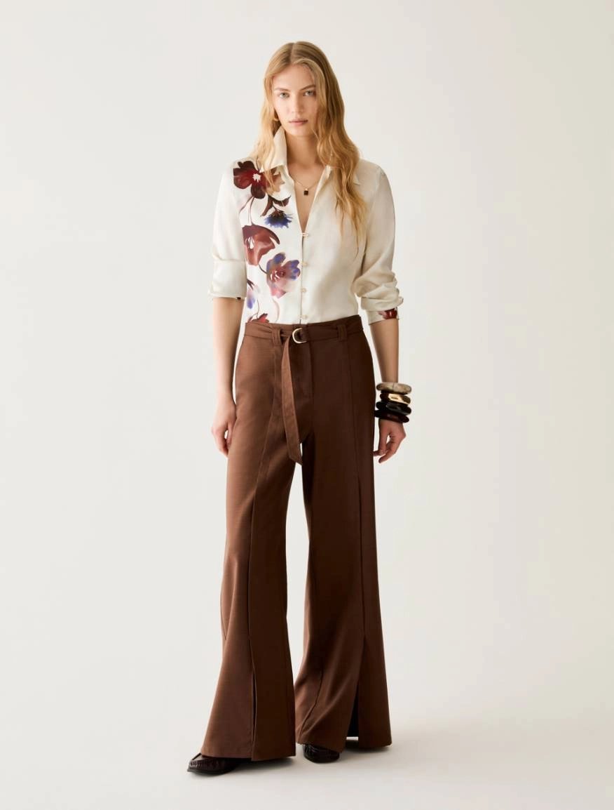 Pennyblack Pbpnovella belted trousers with pleats