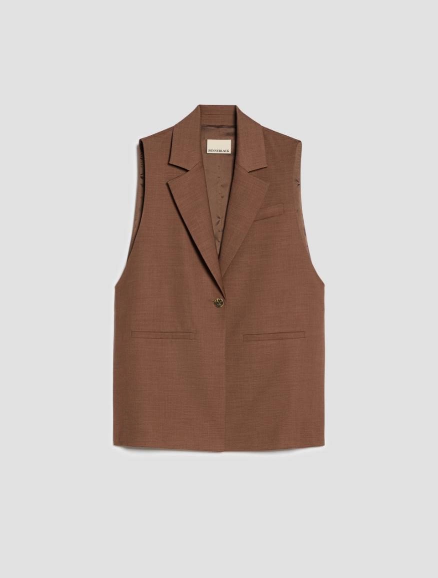 PennyBlack Pbpfiesta loose cut vest