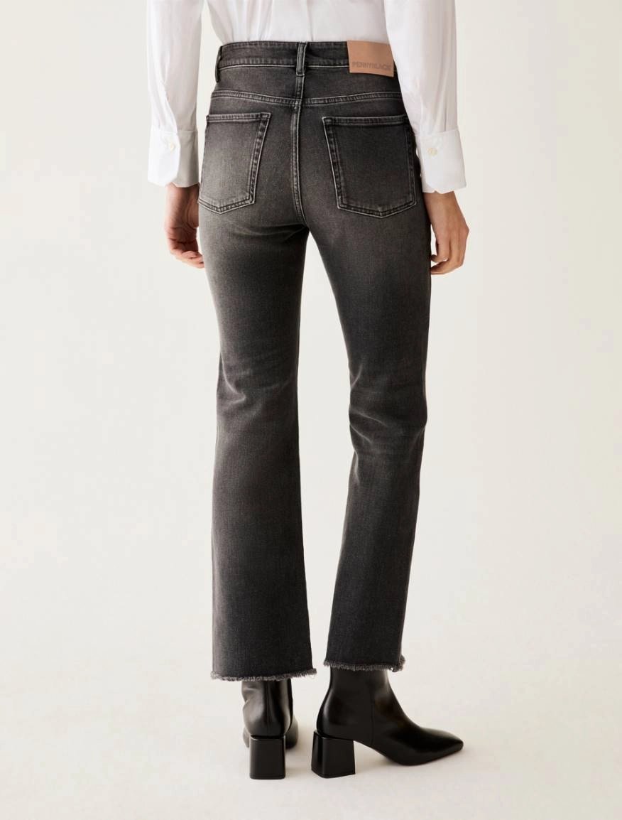 Pennyblack Pbbminiflare denim with fringes