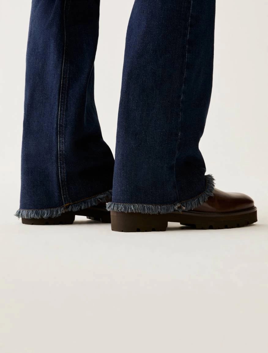 Pennyblack Pbbbootcut denim with fringes